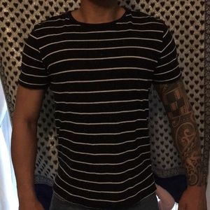 Black and white striped T-shirt